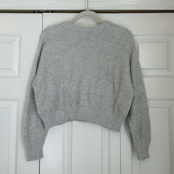 Garage grey crop sweater - Picture 2 of 2